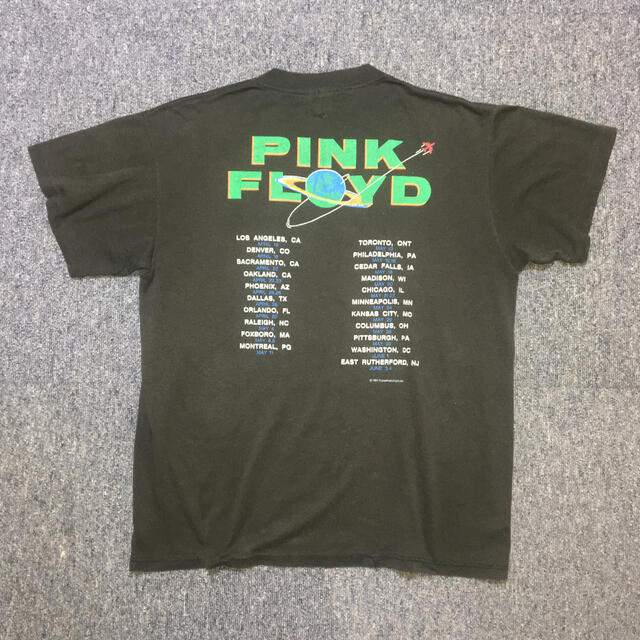 ヴィンテージ　ピンクフロイド　87年米ツアーT PINK FLOYD メンズのトップス(Tシャツ/カットソー(半袖/袖なし))の商品写真