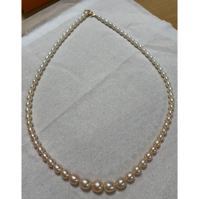 MIKIMOTO(ミキモト)のドットちゃん専用MIKIMOTO ペルリタパールグラデーションネックレス&ピアス レディースのアクセサリー(ネックレス)の商品写真