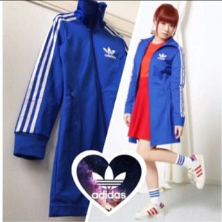 激レア 安室奈美恵着用 adidas ジャージワンピース 黒×ピンク M-