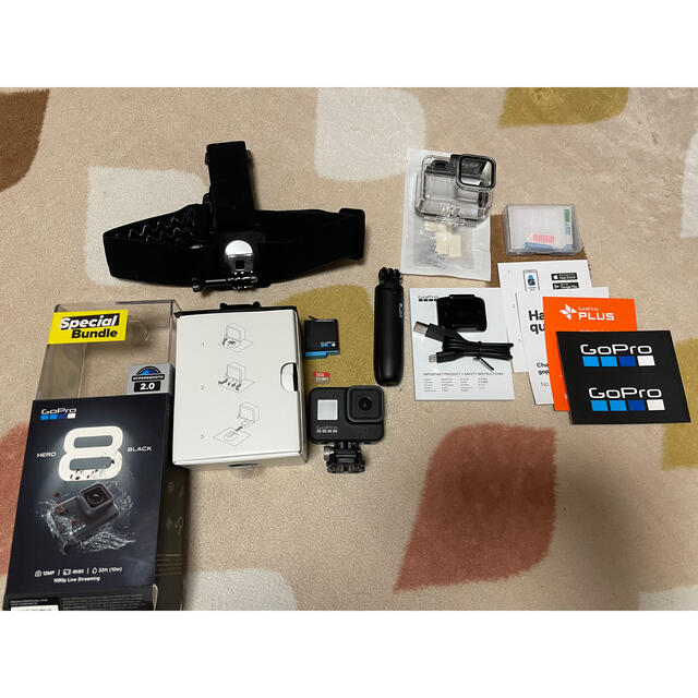 GoPro 8 special bundle 正規付属品付き - ビデオカメラ