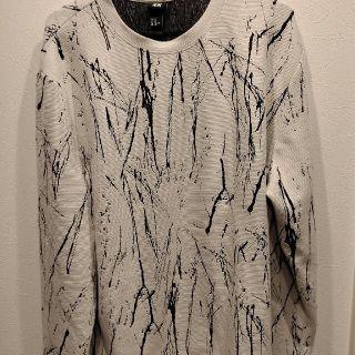 エイチアンドエム(H&M)のH&M　白スウェット(Tシャツ/カットソー(七分/長袖))