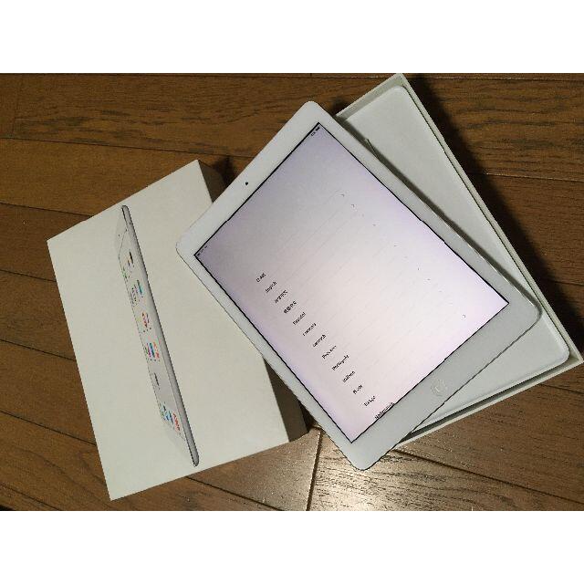 Apple(アップル)のiPad Air(A1475)セルラーモデルSoftBank本体16GBシルバー スマホ/家電/カメラのPC/タブレット(タブレット)の商品写真