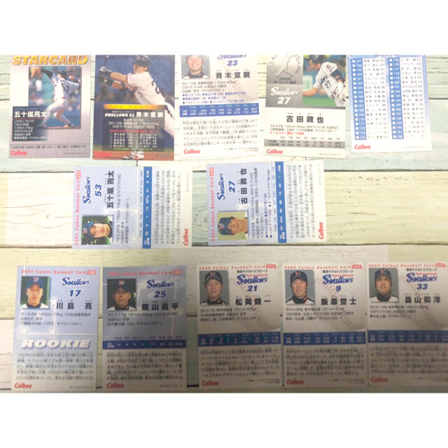 プロ野球チップス　ヤクルトスワローズ　12枚 エンタメ/ホビーのタレントグッズ(スポーツ選手)の商品写真