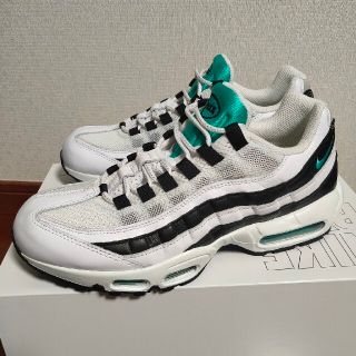 2004 NIKE AIR MAX 95 白×黒ボーダー US9 新品