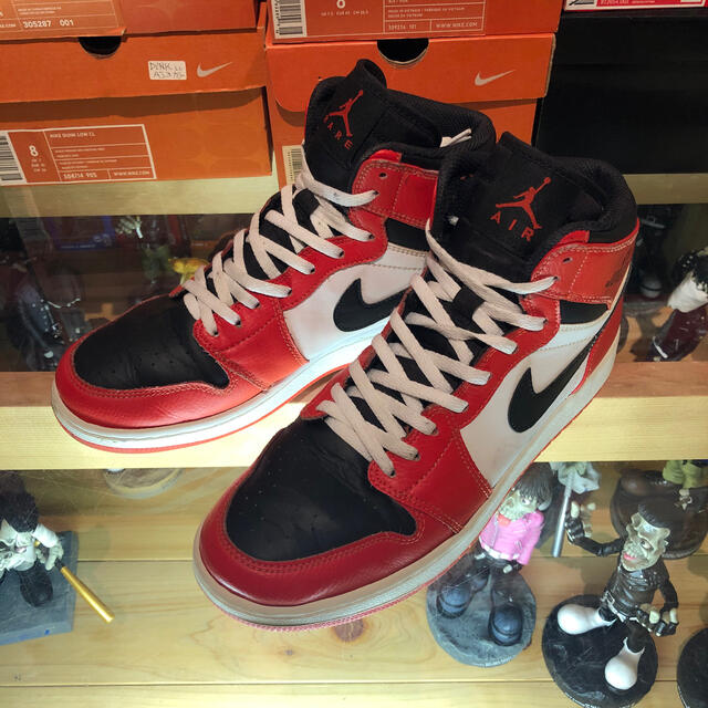 AIR JORDAN 1 HIGH RARE AIR US7Y - スニーカー