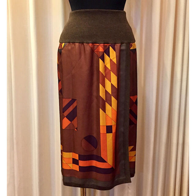 新版 シルク エルメス HERMES - Hermes アルパカ オレンジ 36 SIZE