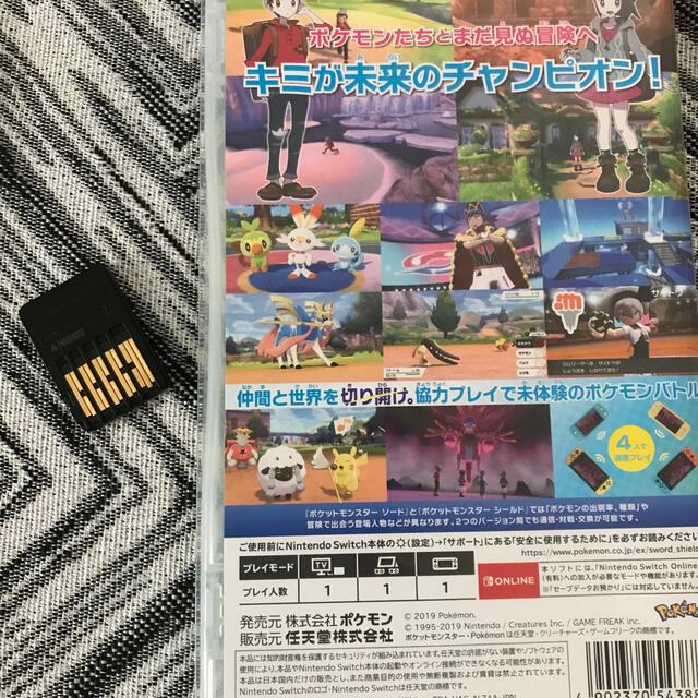 Nintendo Switch(ニンテンドースイッチ)のポケットモンスター ソード エンタメ/ホビーのゲームソフト/ゲーム機本体(家庭用ゲームソフト)の商品写真