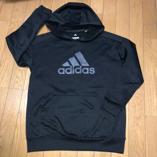 アディダス(adidas)のadidas アディダス　パーカー 160  黒(その他)