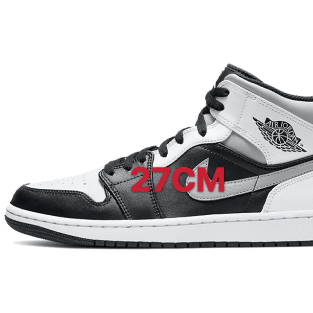 AIR JORDAN 1 MID  "WHITE SHADOW"