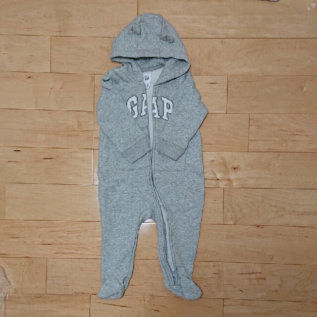 babyGAP(ベビーギャップ)の【美品】最終値下げ babyGAPすっぽりカバーオール 70㌢ キッズ/ベビー/マタニティのベビー服(~85cm)(カバーオール)の商品写真