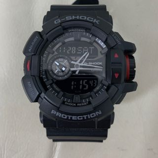 ジーショック(G-SHOCK)のタニー様専用G-SHOCK GA-400 Gショック　ブラック　レッド　黒　赤(腕時計(デジタル))