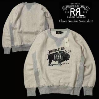 ダブルアールエル(RRL)の【新品】RRL ダブルアールエル グラフィック スウェットトレーナー　Lサイズ(スウェット)