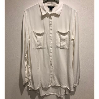 エイチアンドエム(H&M)の未使用✨H&M 白シャツ　40(シャツ/ブラウス(長袖/七分))
