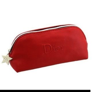 ディオール(Dior)の売りたいので値下げします Dior　新品 赤ポーチ(ポーチ)