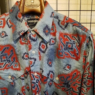ラングラー(Wrangler)のUSA製 Wrangler native western shirt (シャツ)