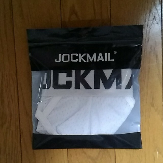 i(アイ)の【JOCKMAIL】メッシュ素材メンズビキニパンツ立体3Dフロント白色 メンズのアンダーウェア(その他)の商品写真