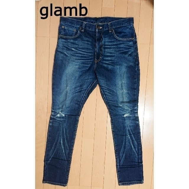 glamb グラム ダメージデニムパンツ Lglamb