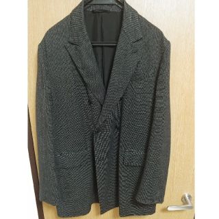 ウールシルクダブルチェスターコート サイズ2