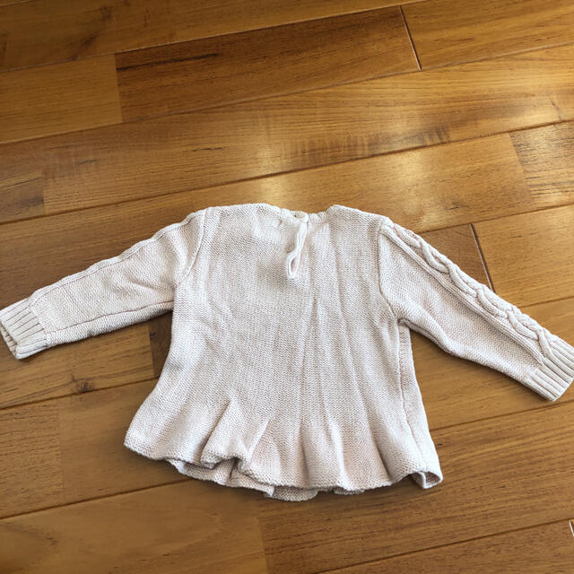 babyGAP(ベビーギャップ)のbabyGAP ペプラムニット キッズ/ベビー/マタニティのキッズ服女の子用(90cm~)(ニット)の商品写真