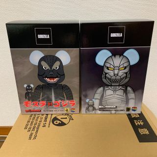 メディコムトイ(MEDICOM TOY)のBE@RBRICK ゴジラ1964・メカゴジラ　　100% & 400%(その他)