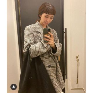 マウジー(moussy)の新作をお安く♡moussy CHECK MIDDLE ジャケット♡グレー(テーラードジャケット)