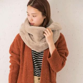 アーバンリサーチ(URBAN RESEARCH)の超美品　URBAN RESEARCH スヌード  ベージュ(スヌード)