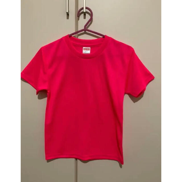 4.1オンスドライアスレチックTシャツ 蛍光ピンク Sサイズ レディースのトップス(Tシャツ(半袖/袖なし))の商品写真