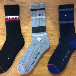 トミーヒルフィガー(TOMMY HILFIGER)の新品トミーヒルフィガーTOMMY HILFIGERメンズソックス3足セット72(ソックス)