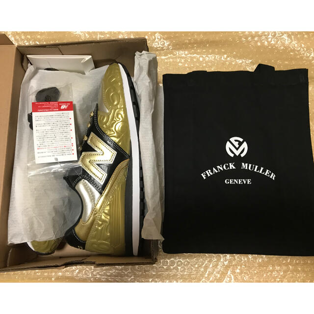 New Balance(ニューバランス)のFRANCK MULLER × NEW BALANCE CM996 金&銀 メンズの靴/シューズ(スニーカー)の商品写真