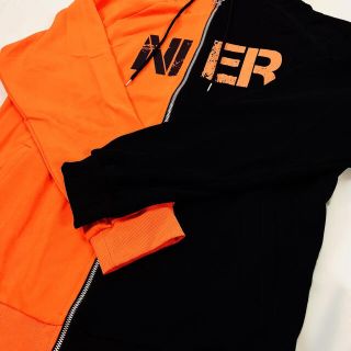 NieR two-tone ZIP PARKA ツートンパーカー 男女兼用