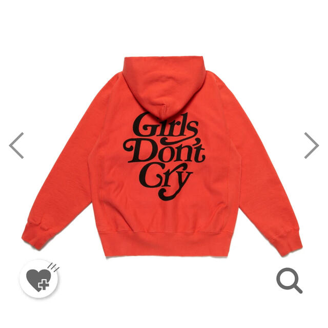 MカラーPIZZA HOODIE GDC girls don't cry パーカー M