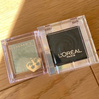 ロレアルパリ(L'Oreal Paris)のロレアルパリ　カラークイーンオイルシャドウ&リンメルプリズムパウダーアイカラー(アイシャドウ)