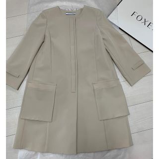 フォクシー(FOXEY)のFOXEY マットストレッチグログランコート♡(スプリングコート)