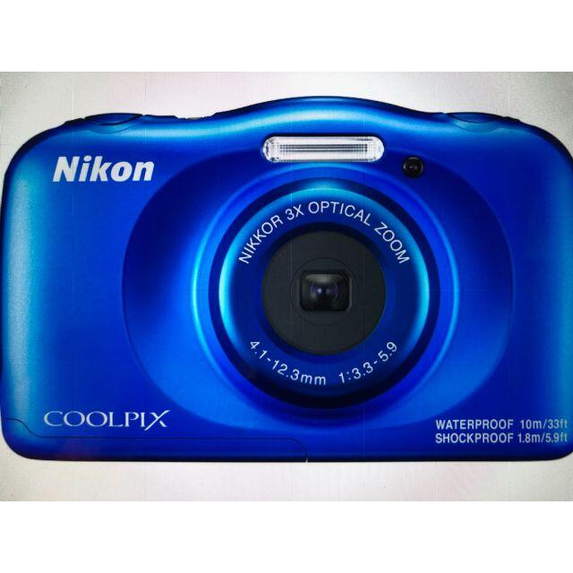 配送日指定可 箱付 Nikon COOLPIX W150 ブルー - crumiller.com