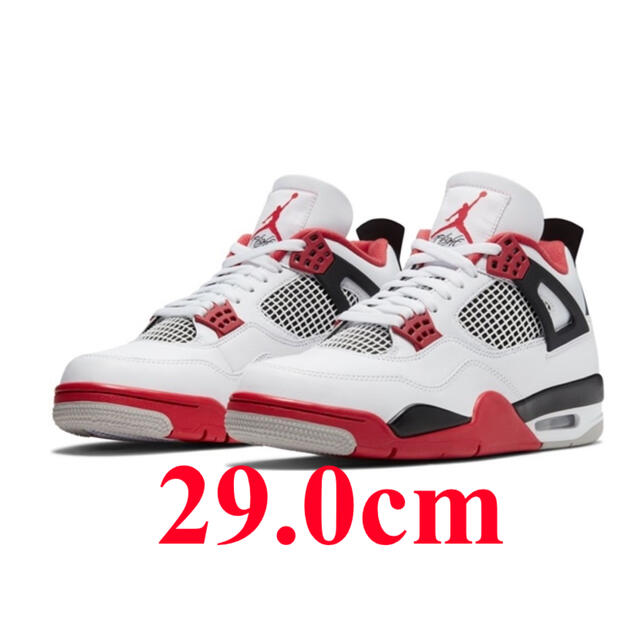 NIKE(ナイキ)のAIR JORDAN4 RETRO FIRE RED 29.0cm US11 メンズの靴/シューズ(スニーカー)の商品写真