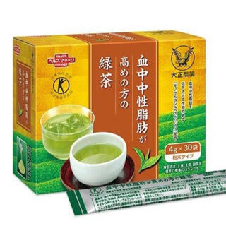 タイショウセイヤク(大正製薬)の大正製薬　血中中性脂肪が高めの方の緑茶　4箱セット(健康茶)