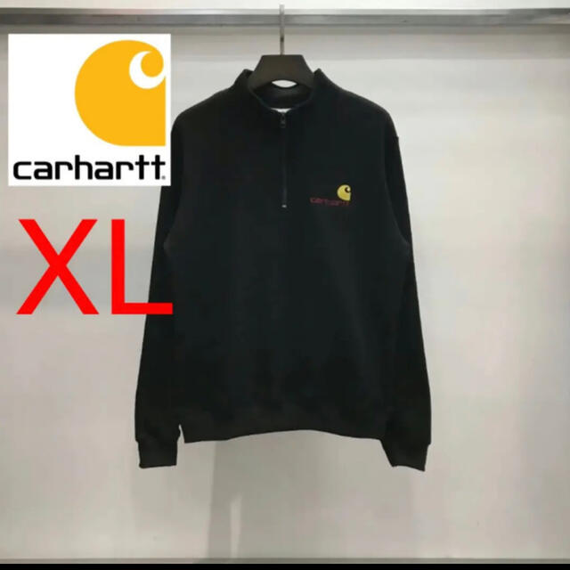 carhartt(カーハート)のcarhartt カーハート 無地 ハーフジップトレーナー ワンポイント レディースのトップス(トレーナー/スウェット)の商品写真