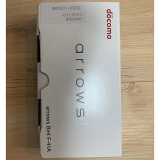 アローズ(arrows)のdocomo arrows Be4 F-41A ホワイト(スマートフォン本体)