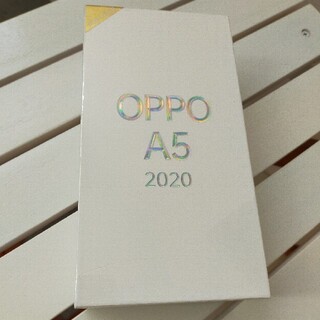 アンドロイド(ANDROID)のOPPO A5 2020 新品未開封　SIMフリー　グリーン　11月購入(スマートフォン本体)