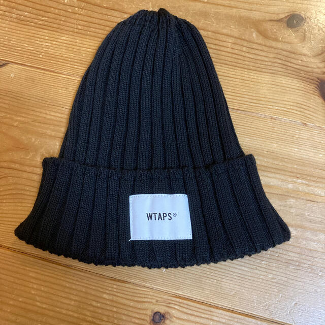 W)taps(ダブルタップス)のwtaps  beanie01 ビーニー　ニットキャップ　黒 メンズの帽子(ニット帽/ビーニー)の商品写真