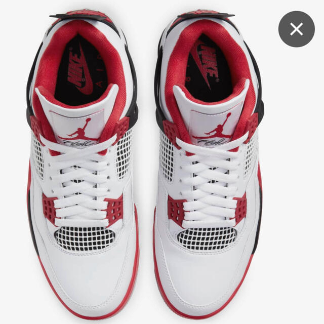 NIKE(ナイキ)のNIKE AIR JORDAN 4 RETRO OG FIRE RED 29 メンズの靴/シューズ(スニーカー)の商品写真