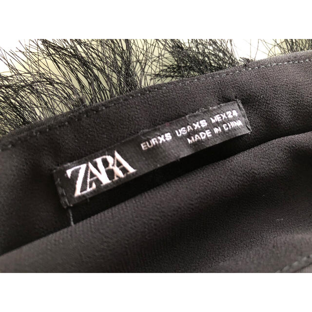 ZARA(ザラ)のブラック　ドレス レディースのフォーマル/ドレス(ミニドレス)の商品写真
