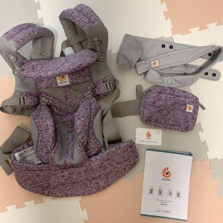 エルゴベビー(Ergobaby)の日本正規品　保証カードあり　エルゴ　オムニ360 クールエアメッシュ(抱っこひも/おんぶひも)