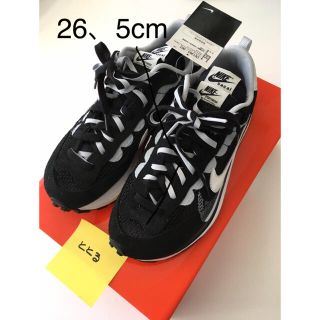 サカイ(sacai)のNike x sacai ヴェイパーワッフル Black and White (スニーカー)