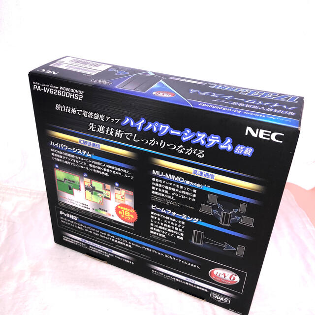 NEC 無線ルータ PA-WG2600HS2PC/タブレット