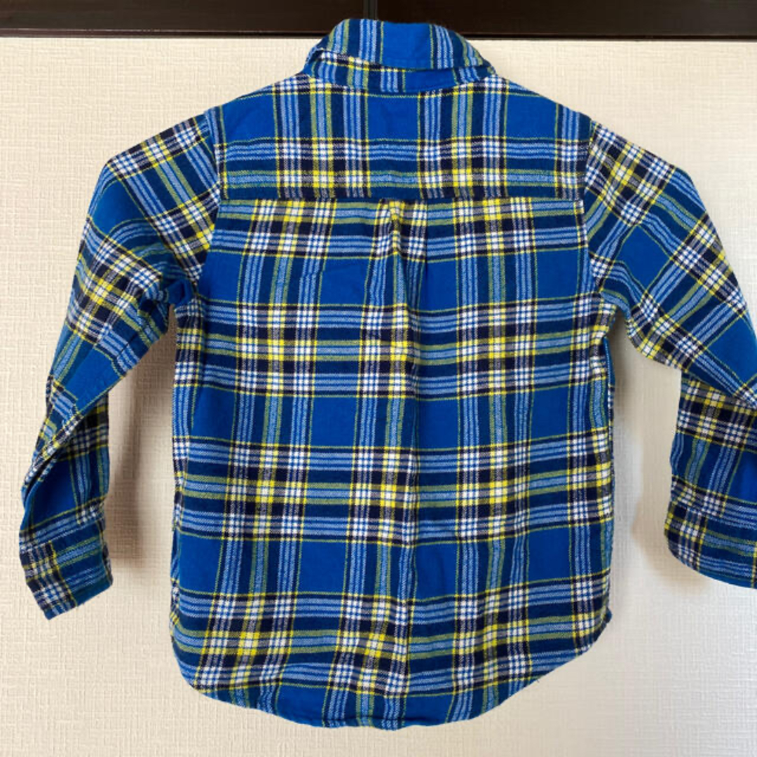 babyGAP(ベビーギャップ)のbabyGap カラーチェックシャツ　110cm キッズ/ベビー/マタニティのキッズ服男の子用(90cm~)(Tシャツ/カットソー)の商品写真