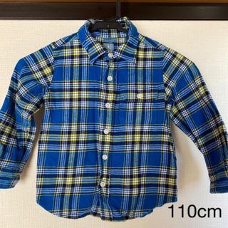 ベビーギャップ(babyGAP)のbabyGap カラーチェックシャツ　110cm(Tシャツ/カットソー)