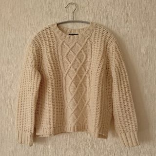 ニジュウサンク(23区)の23区 美品 ウール アラン編み ニット(ニット/セーター)