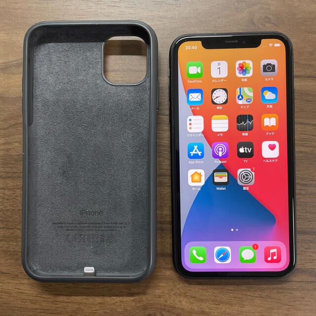 iPhone11 Black 128GB SIMフリー & バッテリーケース