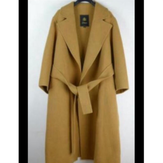 Drawer(ドゥロワー)のドゥロワー  キャメル　コート　36 レディースのジャケット/アウター(ロングコート)の商品写真